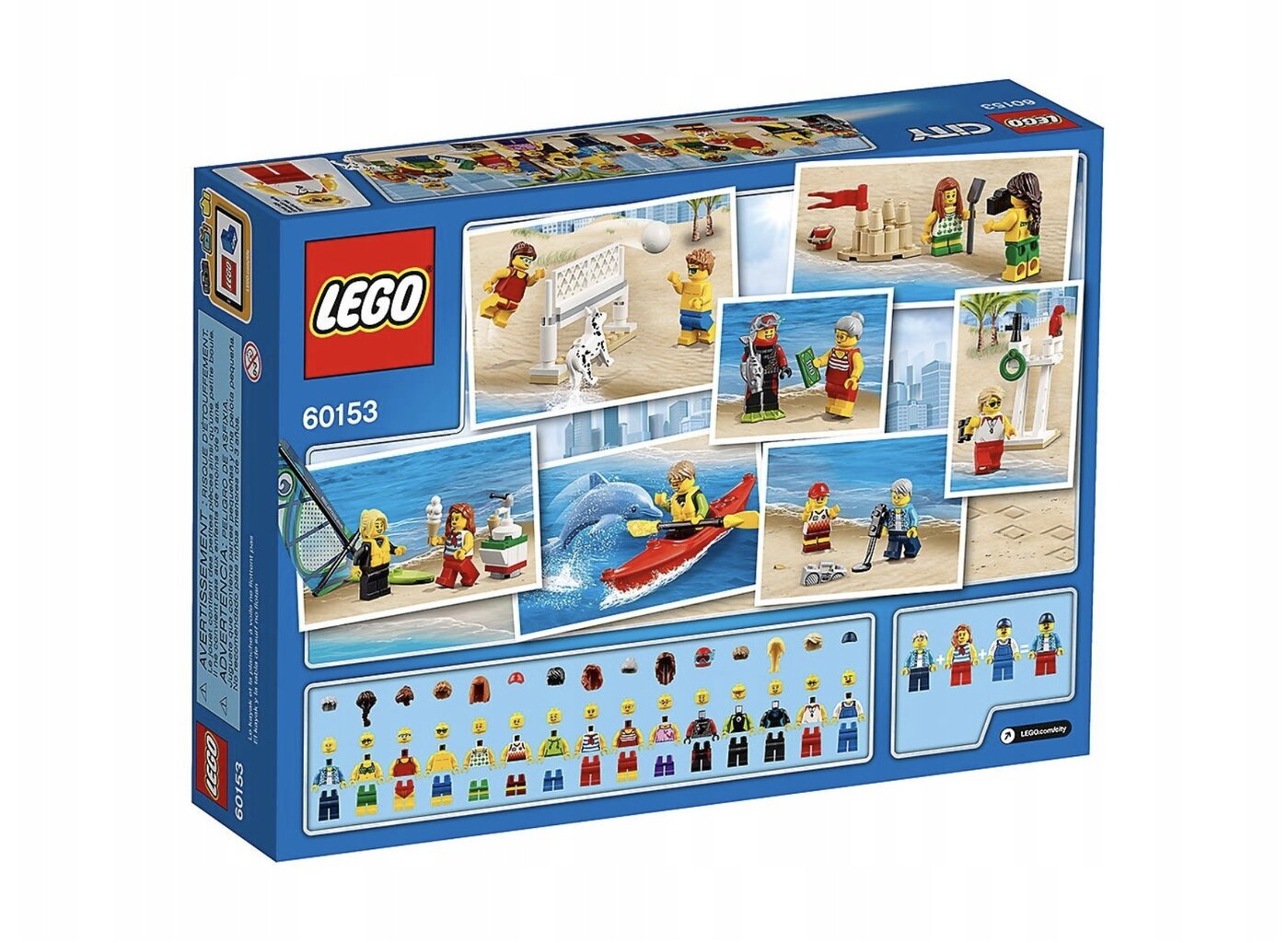 60153 LEGO® City Žmonių rinkinys – pramogos paplūdimyje kaina ir informacija | Konstruktoriai ir kaladėlės | pigu.lt