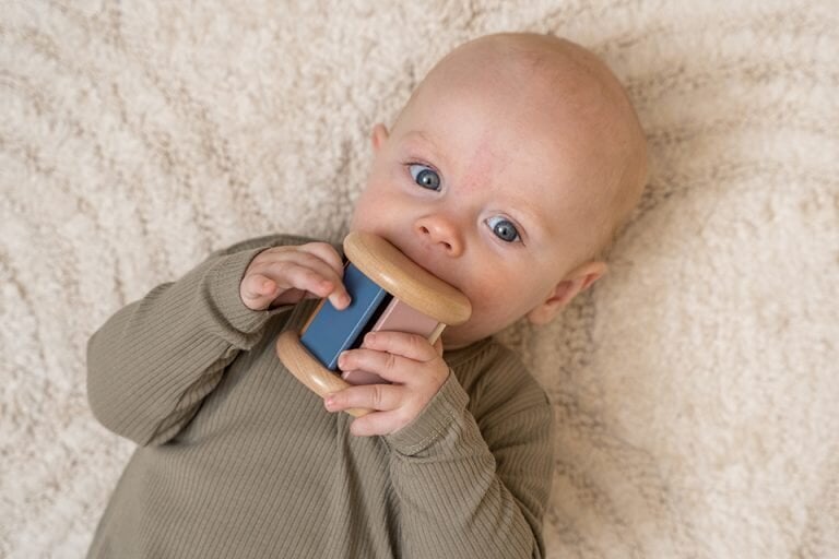 Medinis barškutis sukutis Little dutch Vintage kaina ir informacija | Žaislai kūdikiams | pigu.lt