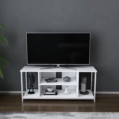 TV stovas Asir, 120x35x50,8 cm, baltas kaina ir informacija | TV staliukai | pigu.lt