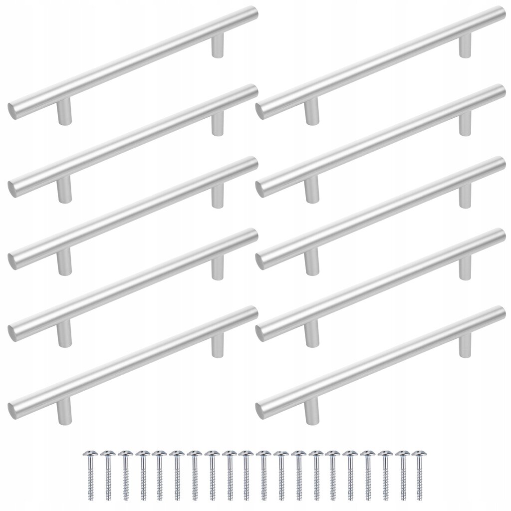 Baldų rankenų, 10 vnt. kaina ir informacija | Baldų rankenėlės | pigu.lt