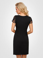 Вискозная ночная сорочка Donna Roxana, черный цена и информация | Женские пижамы, ночнушки | pigu.lt