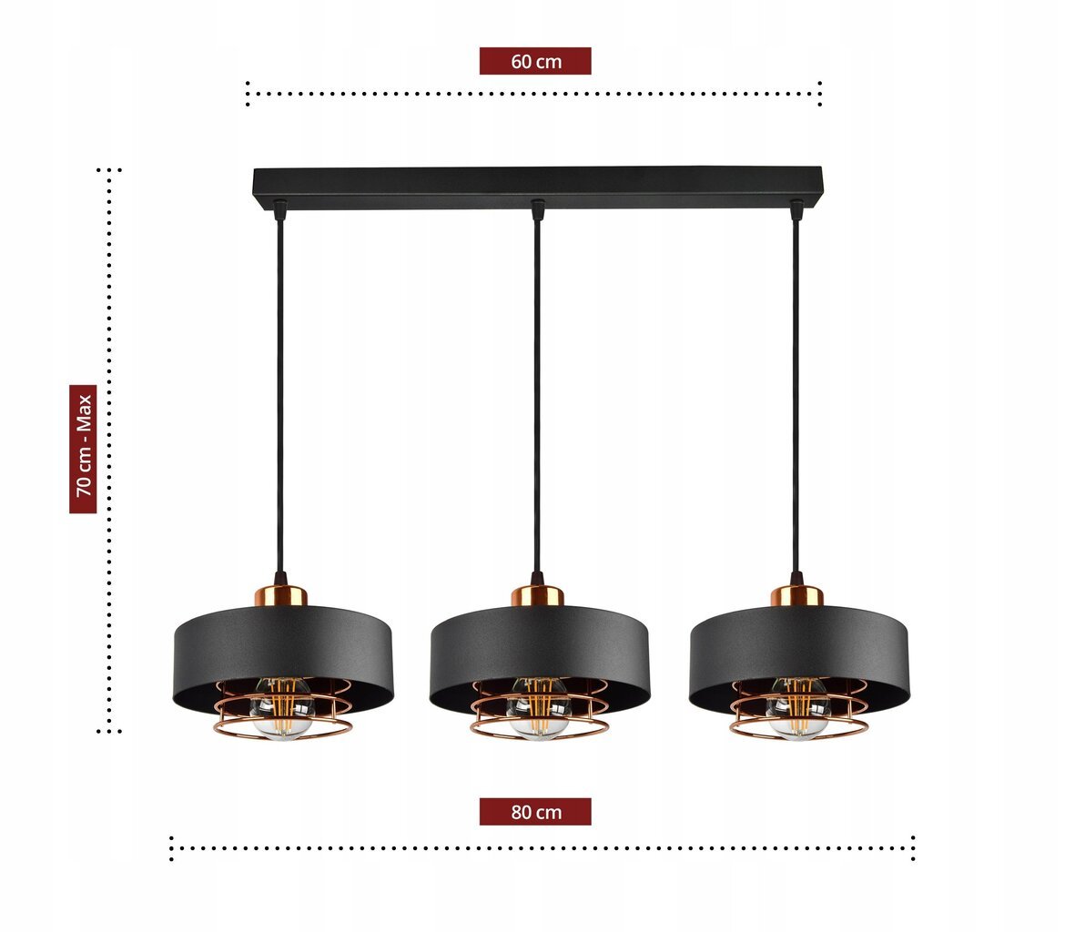 Luxolar pakabinamas šviestuvas kaina ir informacija | Pakabinami šviestuvai | pigu.lt