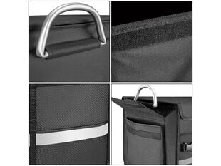 Automobilio bagažinės krepšys su dangčiu, juodas, 60L kaina ir informacija | Auto reikmenys | pigu.lt