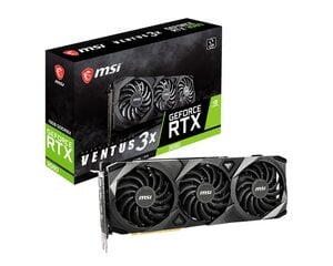 MSI GeForce RTX 3080 Ventus 3X OC LHR kaina ir informacija | Vaizdo plokštės (GPU) | pigu.lt