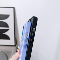 Magnetic Color Matte Case for iPhone 15 Plus - navy blue kaina ir informacija | Telefono dėklai | pigu.lt