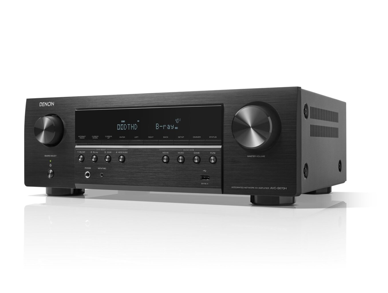 Denon AVCS670HBKE2 kaina ir informacija | Vaizdo grotuvai | pigu.lt