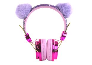 Wired headphones pink цена и информация | Теплая повязка на уши, черная | pigu.lt