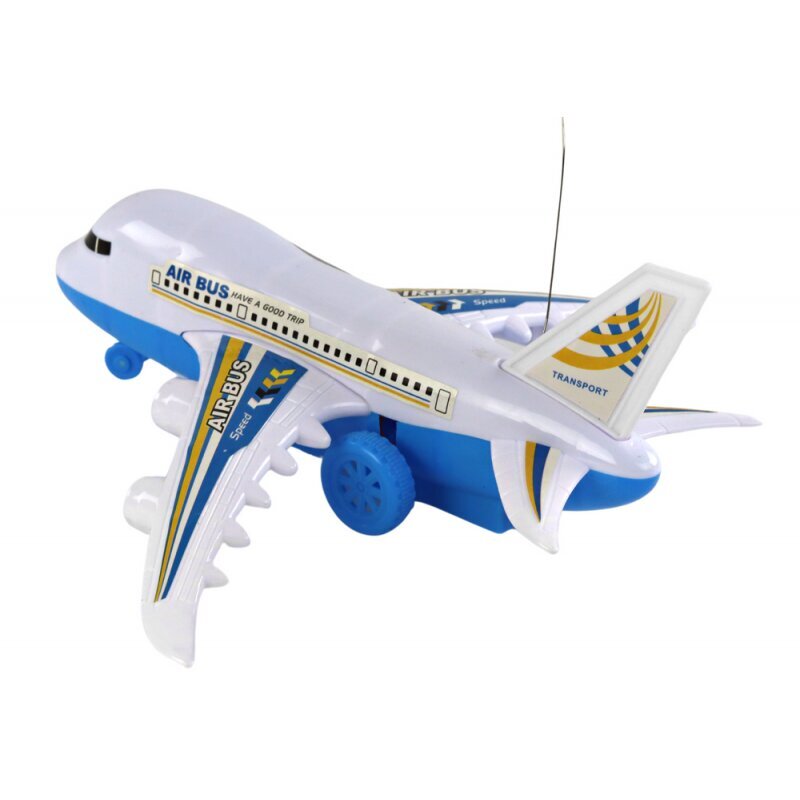 Nuotoliniu būdu valdomas lėktuvas RC su apšvietimo efektais LeanToys kaina ir informacija | Žaislai berniukams | pigu.lt