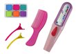 Plaukų priežiūros rinkinys vaikams LeanToys Hair Painting Set Beauty Set Accessories, 1 vnt. kaina ir informacija | Kosmetika vaikams ir mamoms | pigu.lt