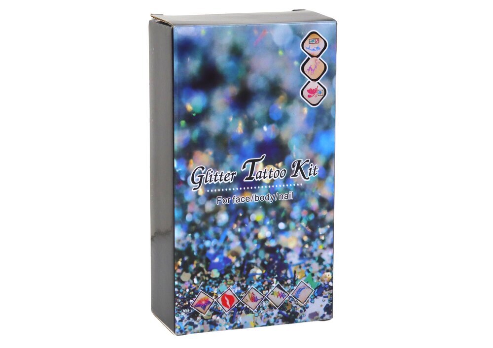 Tatuiruočių rinkinys vaikams Glitter Tattoo Kit, 187 vnt. kaina ir informacija | Kosmetika vaikams ir mamoms | pigu.lt