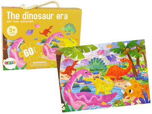 детский пазл - динозавры, 60 деталей цена и информация | Пазлы | pigu.lt