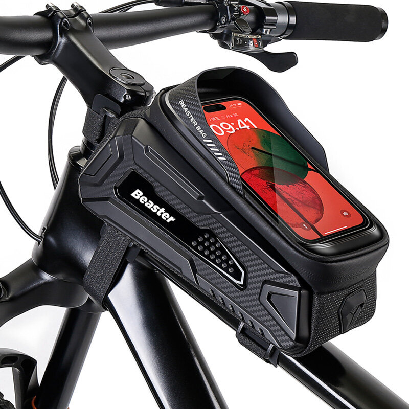 Krepšys dviračiui Beaster BS30BG, juodas kaina ir informacija | Krepšiai, telefonų laikikliai | pigu.lt