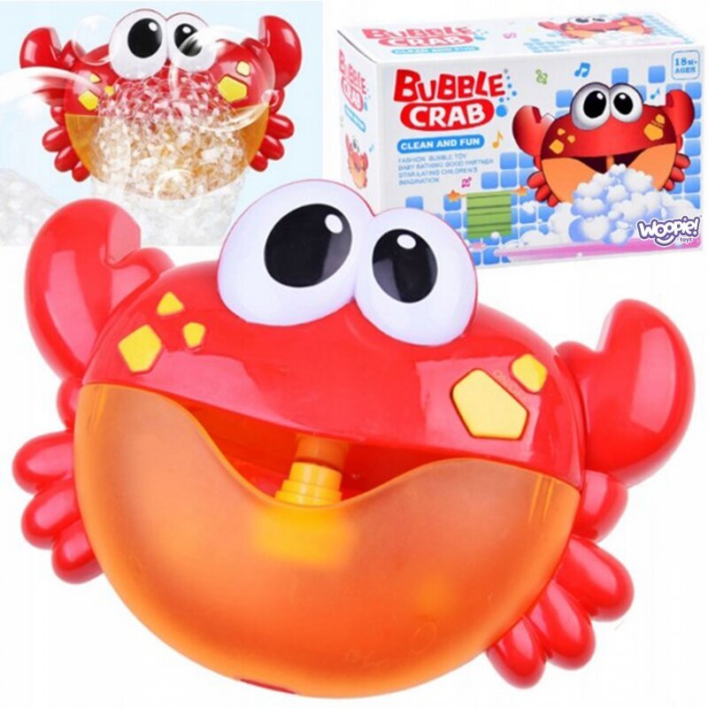 Interaktyvus vonios žaislas putas pučiantis krabas Woopie kaina ir informacija | Žaislai kūdikiams | pigu.lt