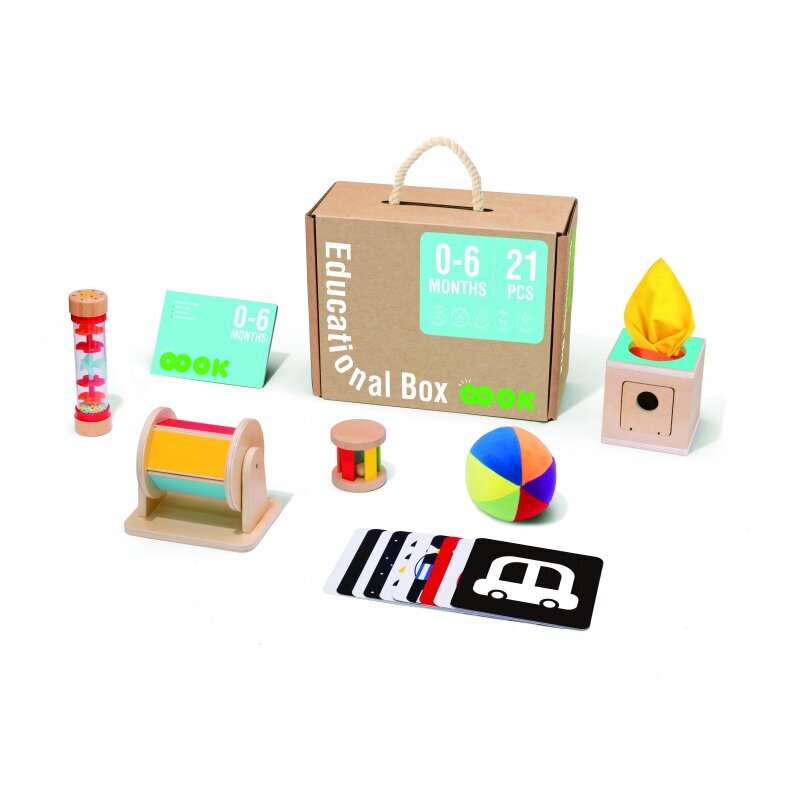 Edukacinių žaislų dėžutė Tooky Toy kaina ir informacija | Žaislai kūdikiams | pigu.lt