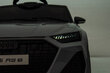Vaikiškas vienvietis elektromobilis Audi RS 6, pilkas kaina ir informacija | Elektromobiliai vaikams | pigu.lt