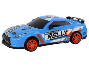 Nuotoliniu būdu valdomas sportinis automobilis Lean Toys 1:24, mėlynas kaina ir informacija | Žaislai berniukams | pigu.lt