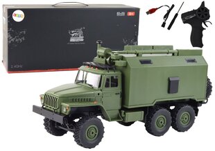 Nuotoliniu būdu valdomas RC karinis sunkvežimis Lean Toys 1:16 kaina ir informacija | Žaislai berniukams | pigu.lt