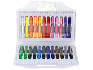 Akrilinių spalvotų flomasterių rinkinys, 24 vnt kaina ir informacija | Piešimo, tapybos, lipdymo reikmenys | pigu.lt