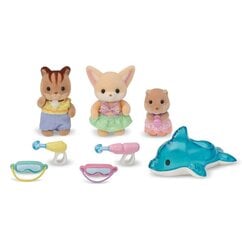 Figūrėlių rinkinys Sylvanian Families Baby Duo цена и информация | Игрушки для девочек | pigu.lt