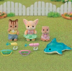 Figūrėlių rinkinys Sylvanian Families Baby Duo kaina ir informacija | Žaislai mergaitėms | pigu.lt