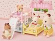 Figūrėlių rinkinys Sylvanian Families Trigule lova kaina ir informacija | Žaislai mergaitėms | pigu.lt