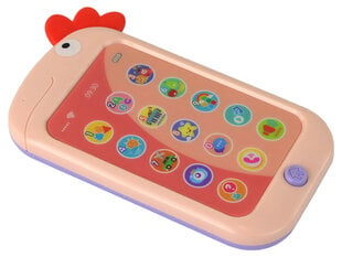 Interaktyvus žaislinis telefonas anglų kalba Huanger, rožinis kaina ir informacija | Žaislai kūdikiams | pigu.lt