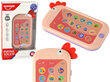 Interaktyvus žaislinis telefonas anglų kalba Huanger, rožinis kaina ir informacija | Žaislai kūdikiams | pigu.lt