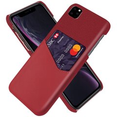 Кожаный чехол „KSQ“ Shell – красный (iPhone 11 Pro Max) цена и информация | Чехлы для телефонов | pigu.lt