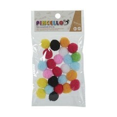 Medvilnės kamuoliukai Pincello, Ø2cm, 25x12vnt kaina ir informacija | Aplikacijos, papuošimai, lipdukai | pigu.lt