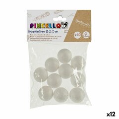 Polistireno kamuoliukai Pincello, balti, Ø2,5 cm, 10x12vnt цена и информация | Аппликации, декорации, наклейки | pigu.lt