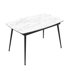 Раскладной обеденный стол Podrez YENSE 125, marmo mat цена и информация | Кухонные и обеденные столы | pigu.lt