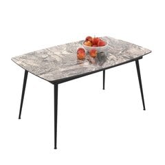 Sulankstomas valgomojo stalas Podrez Yense 145, cosmos glossy kaina ir informacija | Virtuvės ir valgomojo stalai, staliukai | pigu.lt
