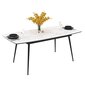 Sulankstomas valgomojo stalas Podrez Yense 145, marmo mat kaina ir informacija | Virtuvės ir valgomojo stalai, staliukai | pigu.lt