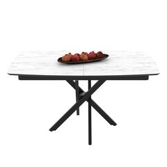 Раскладной обеденный стол Podrez FILIS 145, marmo mat цена и информация | Кухонные и обеденные столы | pigu.lt