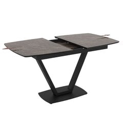 Раскладной обеденный стол Podrez NIKA 125, irony mat цена и информация | Кухонные и обеденные столы | pigu.lt