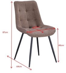 Kėdė Podrez EVO, pilka kaina ir informacija | Virtuvės ir valgomojo kėdės | pigu.lt