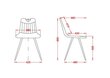 Valgomojo kėdė Podrez Zen, šviesiai pilka kaina ir informacija | Virtuvės ir valgomojo kėdės | pigu.lt