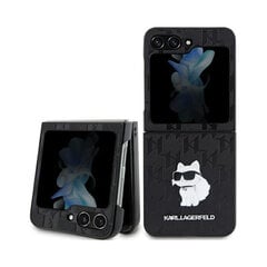 KARL LAGERFELD (Saffiano Mono Choupette PIN) для Samsung Galaxy Z Flip 5 (6,7″) — Черный цена и информация | Чехлы для телефонов | pigu.lt