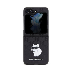 KARL LAGERFELD (Saffiano Mono Choupette PIN) для Samsung Galaxy Z Flip 5 (6,7″) — Черный цена и информация | Чехлы для телефонов | pigu.lt