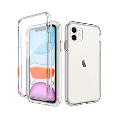 360 Full-Cover  с защитой экрана для iPhone 11 (6,1") - Прозрачный цена и информация | Чехлы для телефонов | pigu.lt