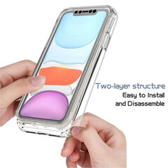 360 Full-Cover  с защитой экрана для iPhone 11 (6,1") - Прозрачный цена и информация | Чехлы для телефонов | pigu.lt