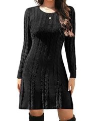 Suknelė moterims Vancavoo, juoda kaina ir informacija | Suknelės | pigu.lt