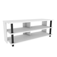 TV stovas Asir, 120x44,6x47,4 cm, juodas/baltas цена и информация | Тумбы под телевизор | pigu.lt