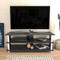 TV stovas Asir, 120x44,6x47,4 cm, baltas/pilkas kaina ir informacija | TV staliukai | pigu.lt