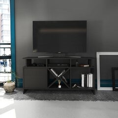 TV stovas Asir, 120x29,9x60,6 cm, pilkas цена и информация | Тумбы под телевизор | pigu.lt