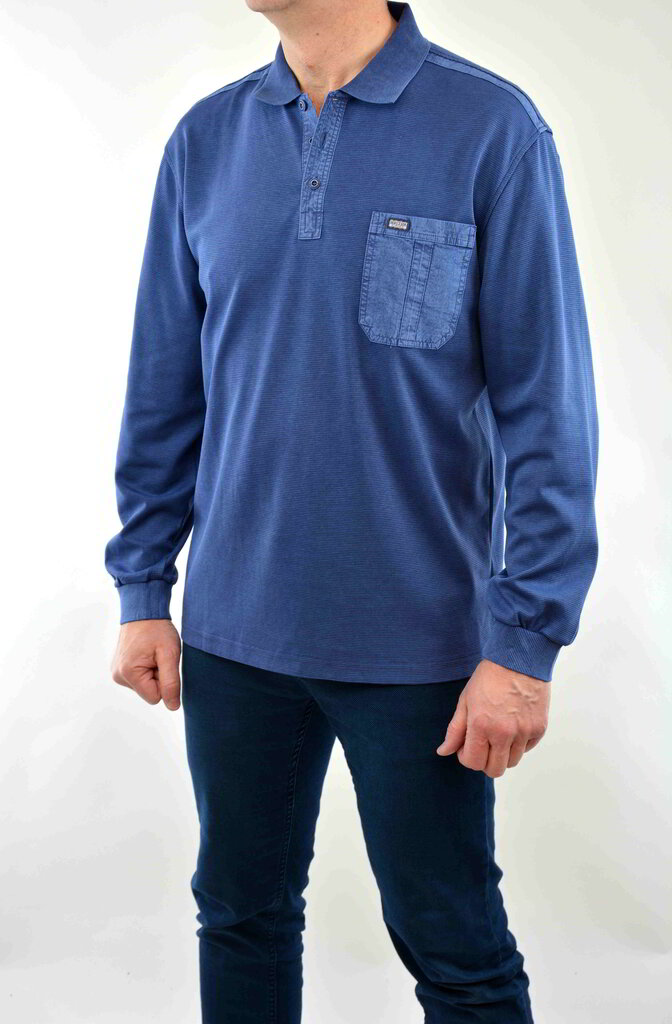 Marškinėliai vyrams Mostom, mėlyni kaina ir informacija | Vyriški marškinėliai | pigu.lt