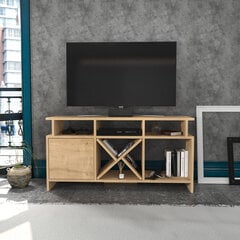 TV stovas Asir, 120x29,9x60,6 cm, rudas цена и информация | Тумбы под телевизор | pigu.lt