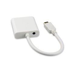 Estillo mini HDMI/VGA, 0.1 m kaina ir informacija | Kabeliai ir laidai | pigu.lt