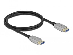 Delock, DisplayPort 2.0, 1 m kaina ir informacija | Kabeliai ir laidai | pigu.lt