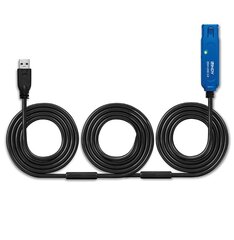 Lindy USB3.0, 20 m kaina ir informacija | Kabeliai ir laidai | pigu.lt